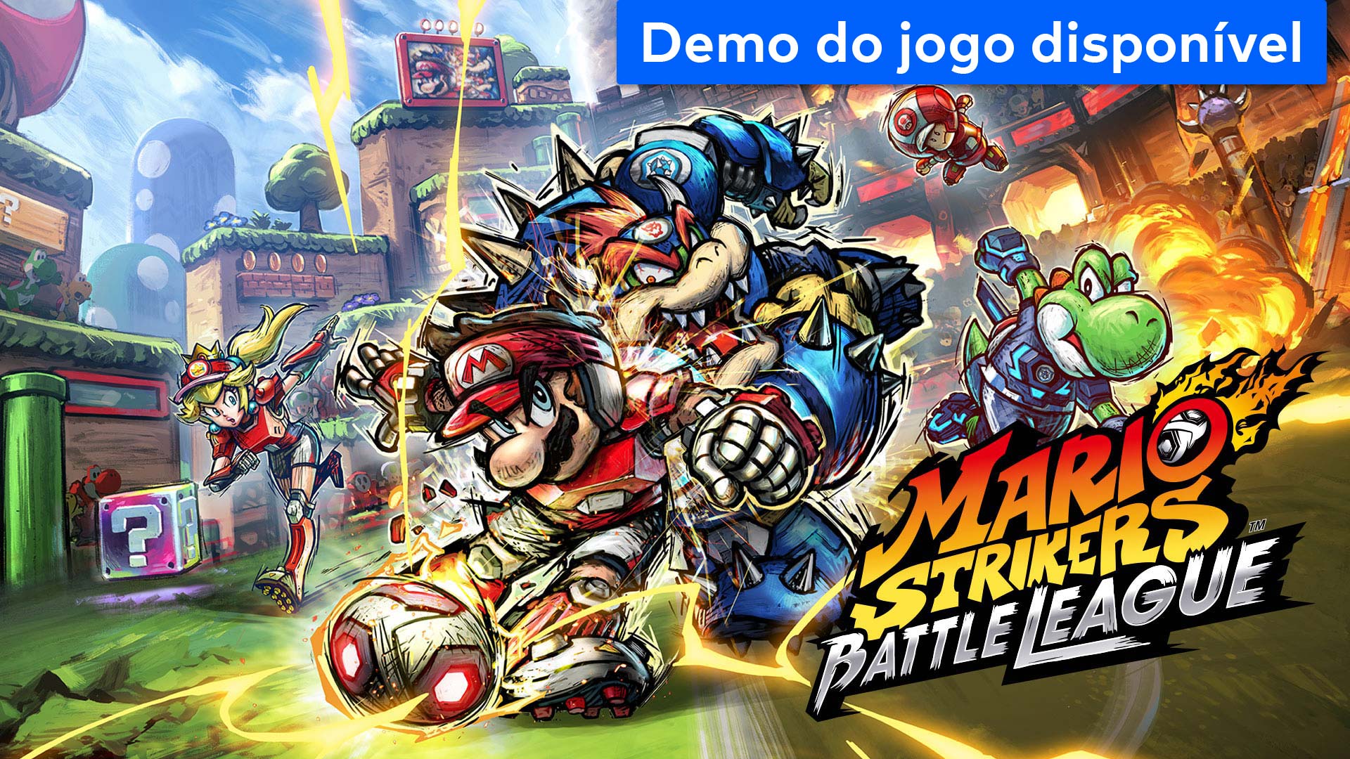 Mario Strikers™: Battle League screenshot 1