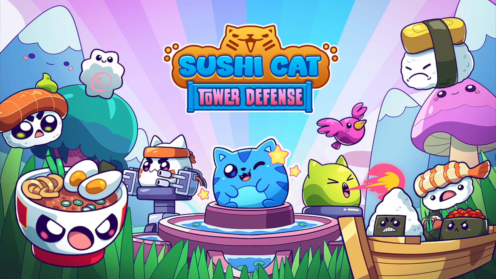 Sushi Cat - Tower Defense screenshot 1