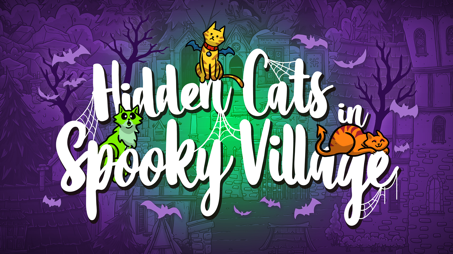 Hidden Cats in Spooky Village screenshot 1