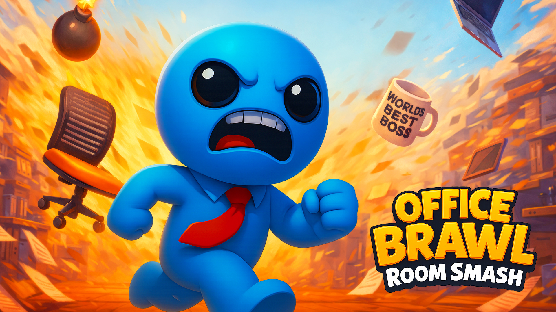 Office Brawl - Room Smash screenshot 1