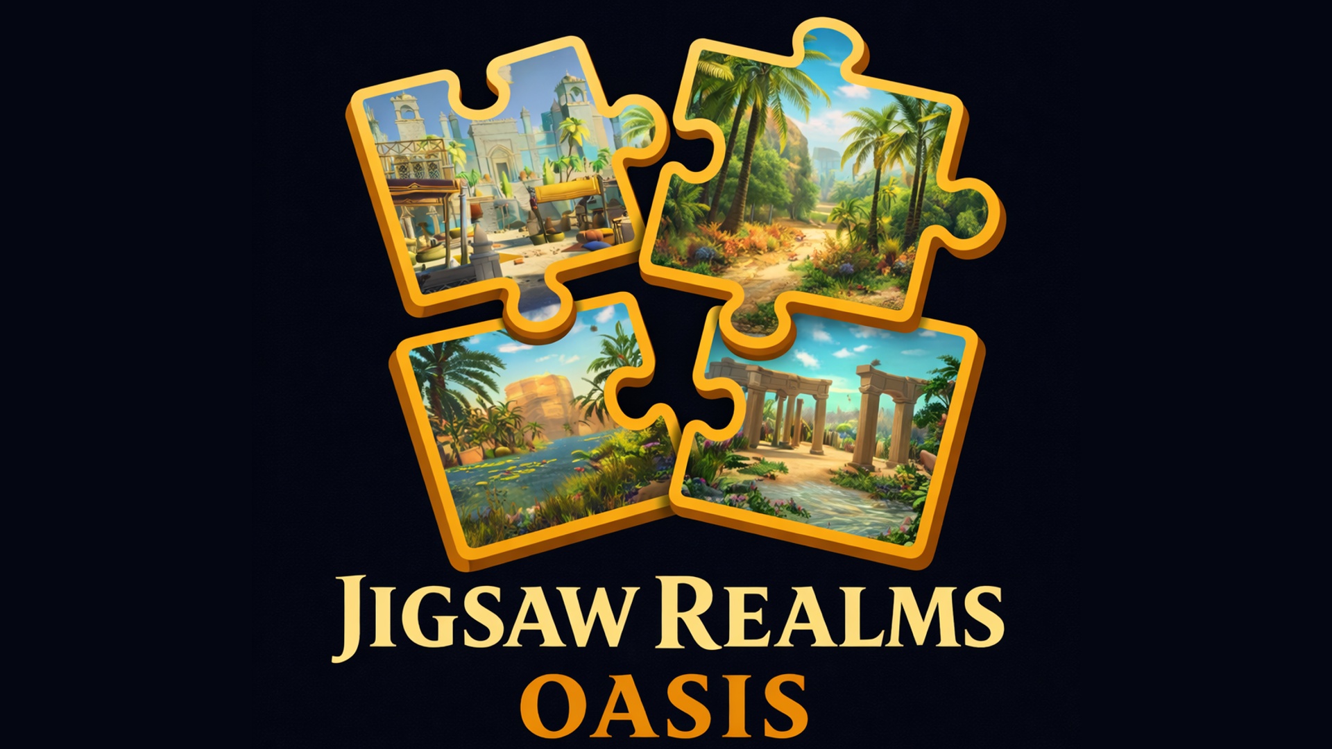Jigsaw Realms: Oasis screenshot 1