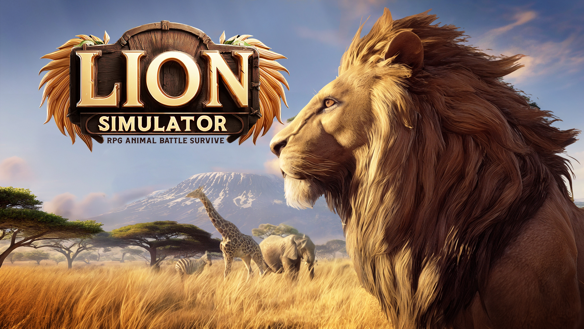 Lion Simulator RPG: Animal Battle Survival screenshot 1