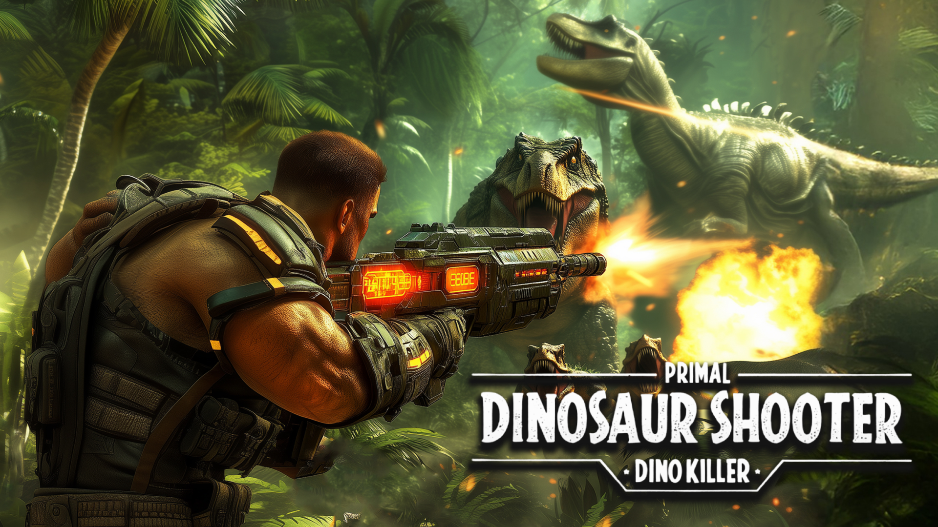 Primal Dinosaur Shooter - Dino Killer screenshot 1