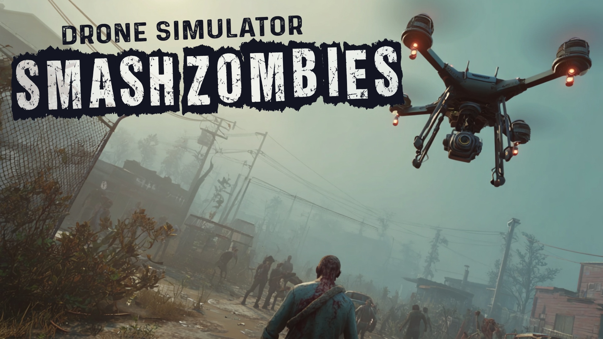 Drone Simulator SMASH ZOMBIES screenshot 1