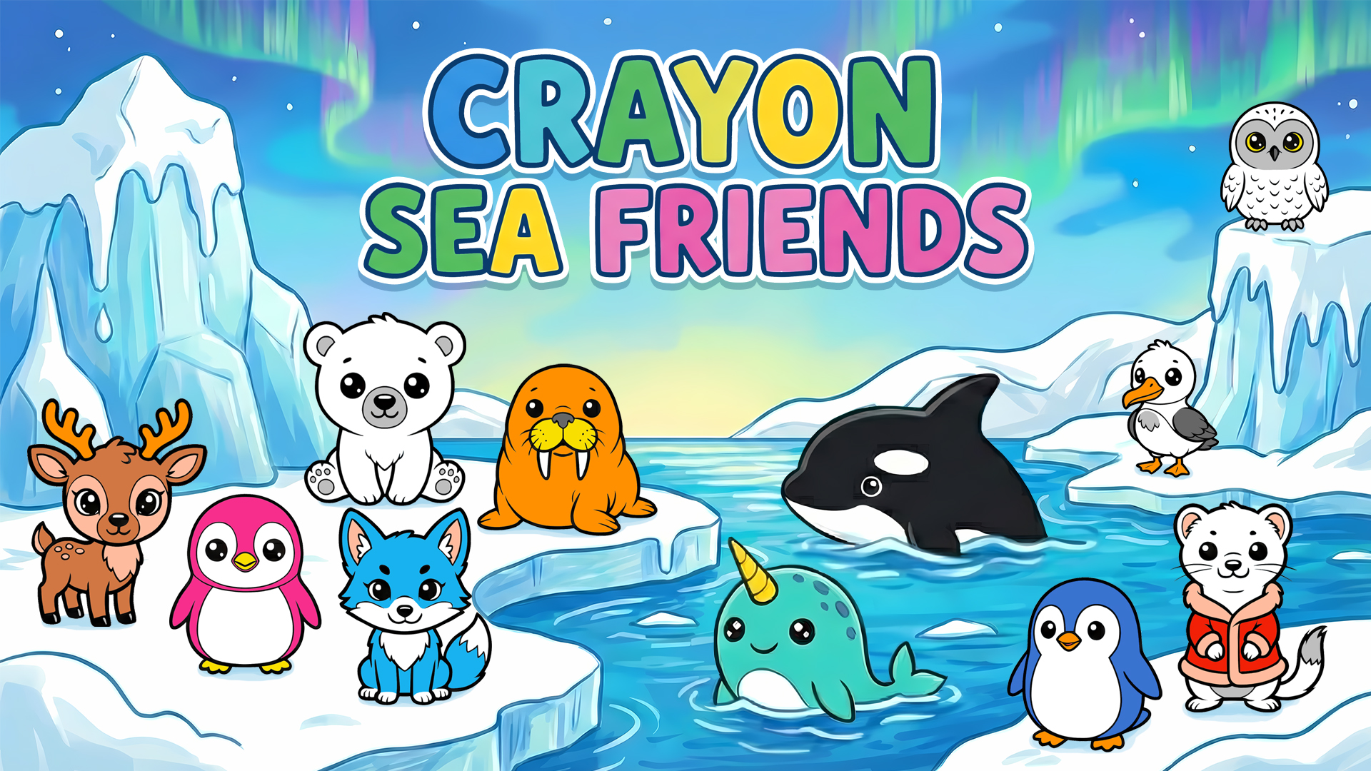 CRAYON SEA FRIENDS screenshot 1