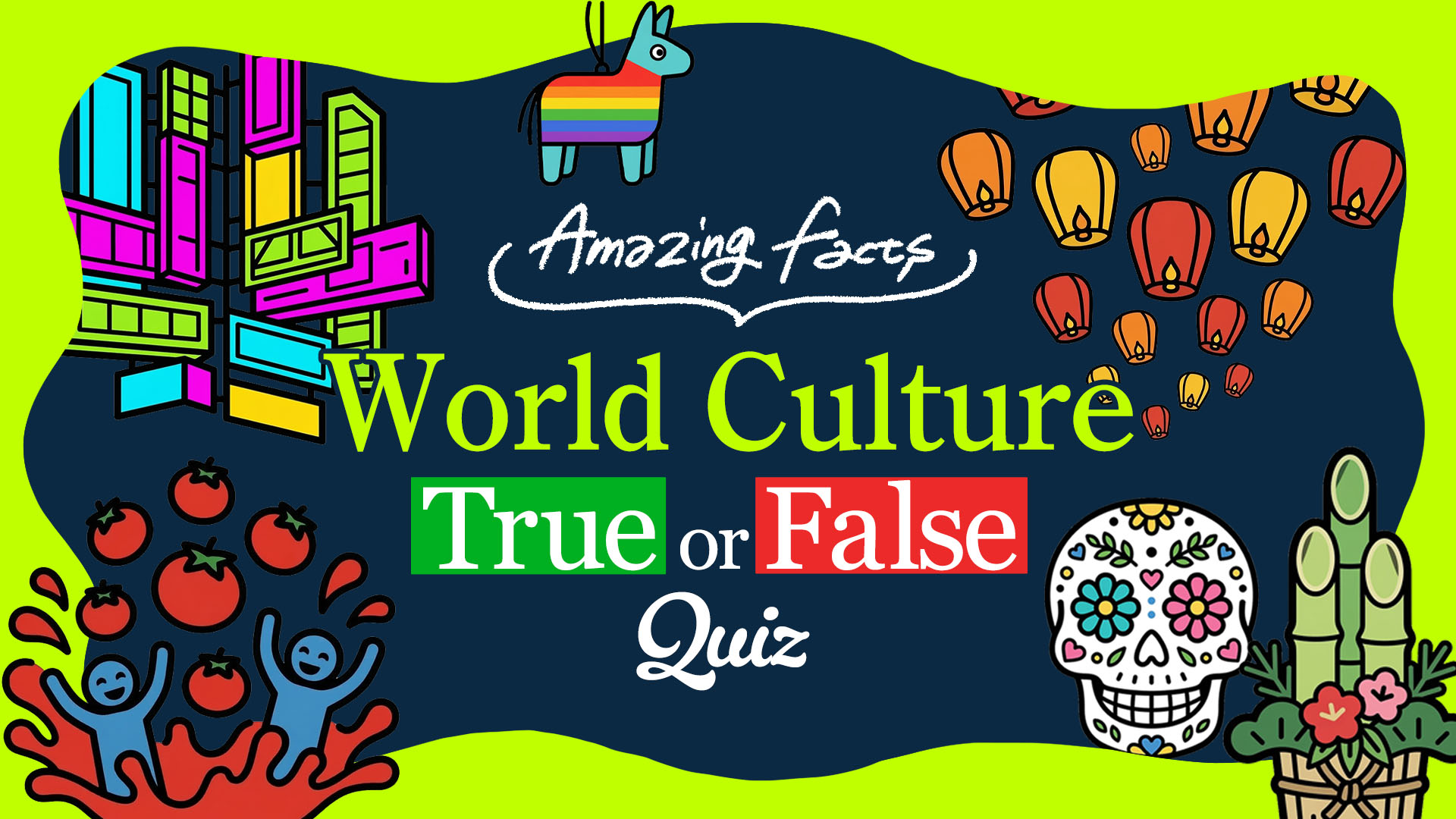 Amazing Facts World Culture True or False Quiz screenshot 1