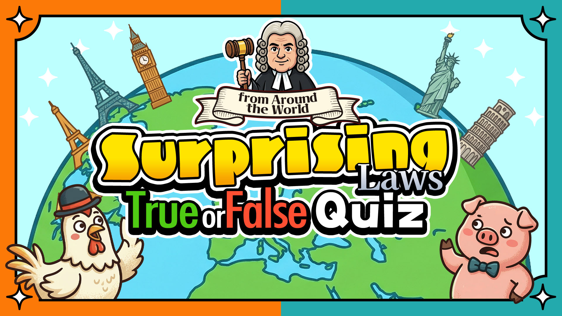 Surprising Laws Around the World True or False Quiz screenshot 1