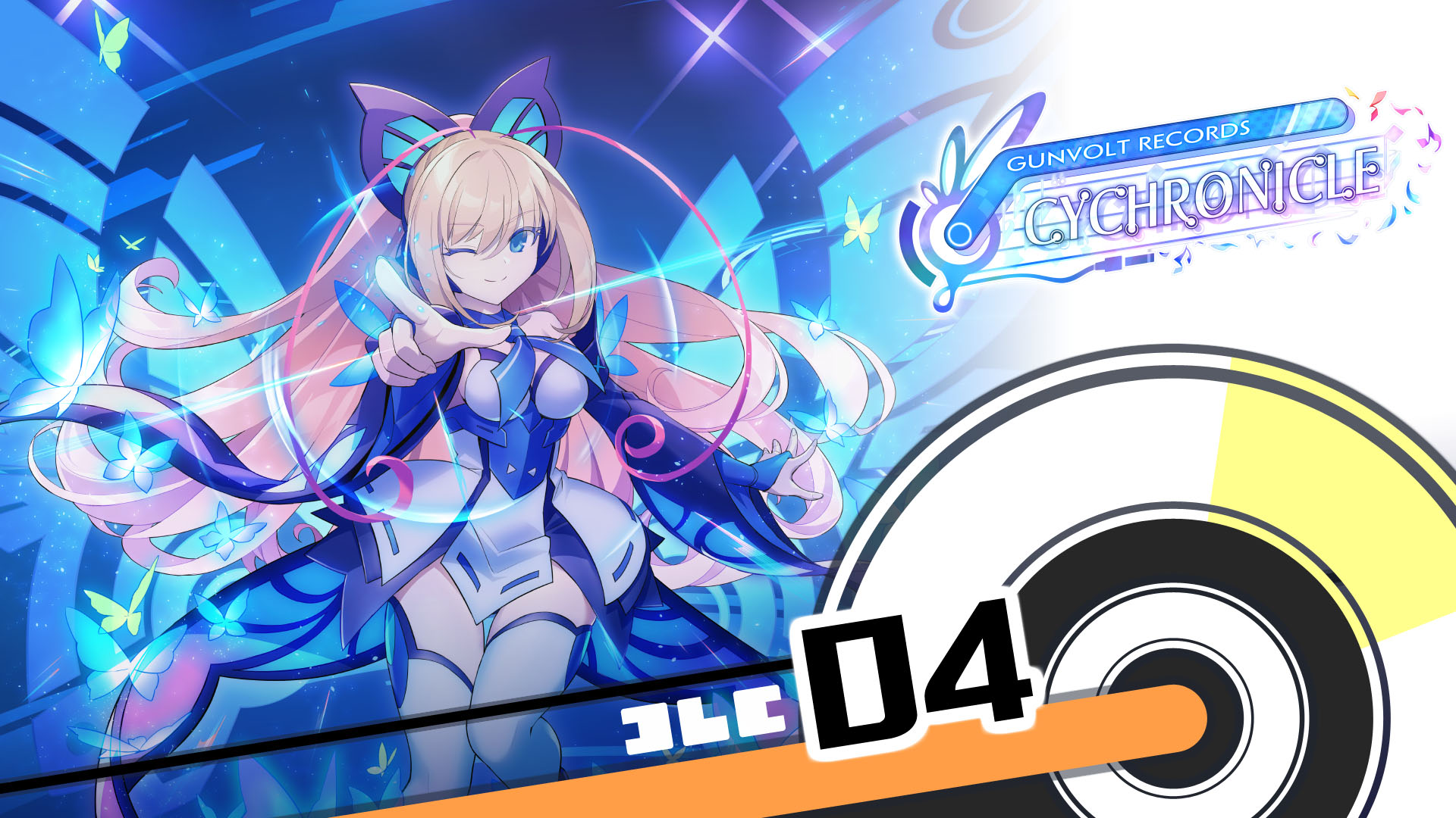 GUNVOLT RECORDS Cychronicle Song Pack 4 Lola: ♪Raison d'Etre ♪Search Light ♪Beyond Probability ♪Love's Sanctuary