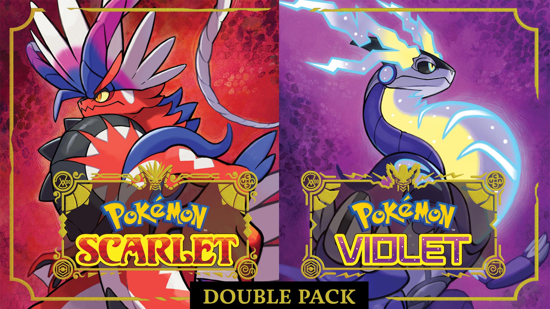 Pacote duplo com Pokémon™ Scarlet e Pokémon™ Violet