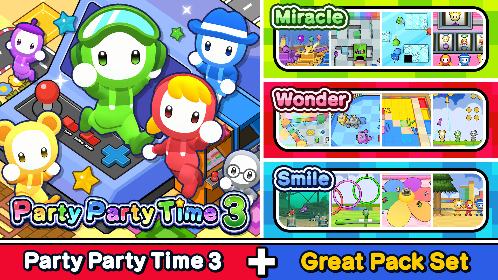 Party Party Time 3 + Great Pack Set