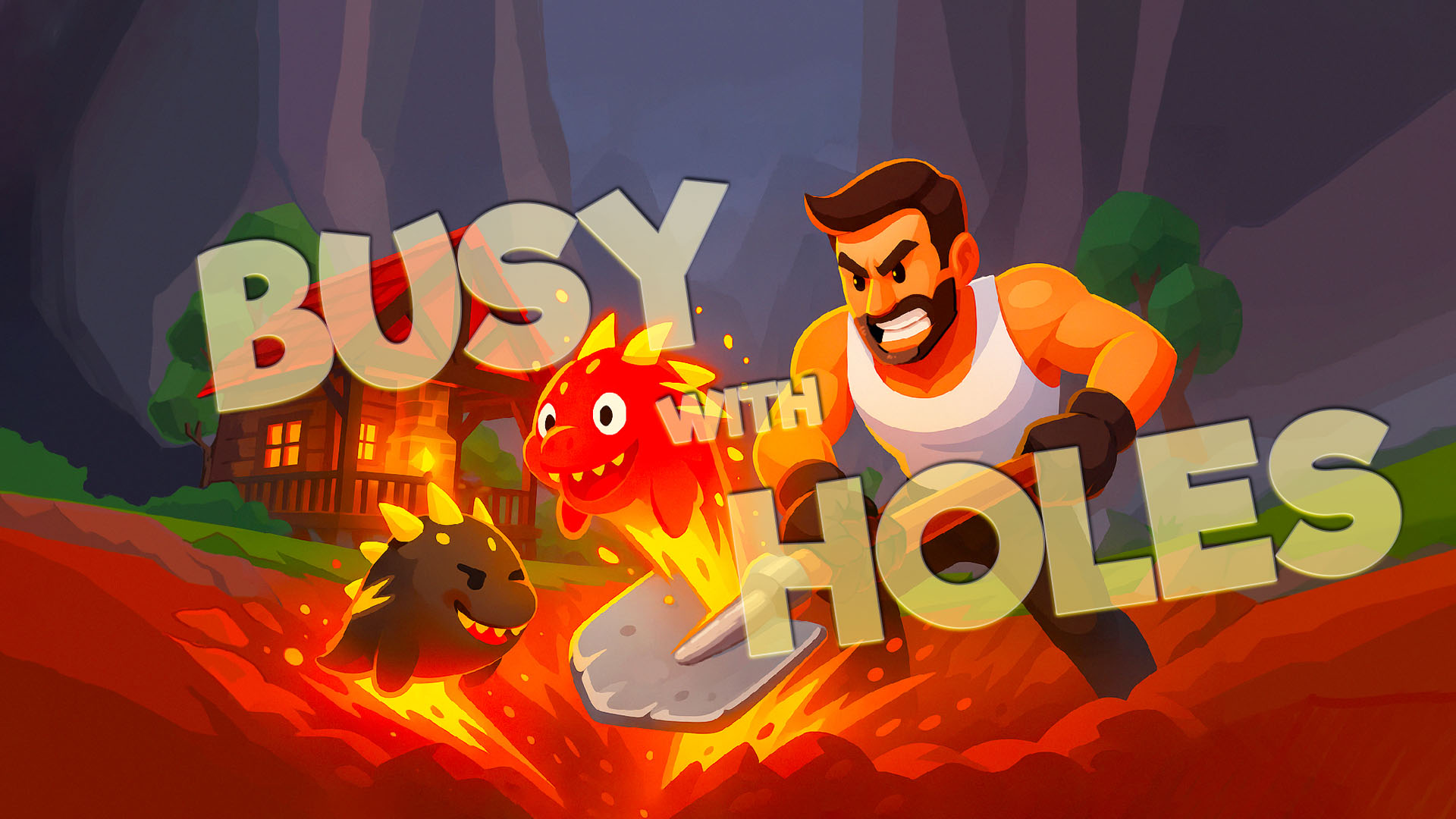 Busy with holes