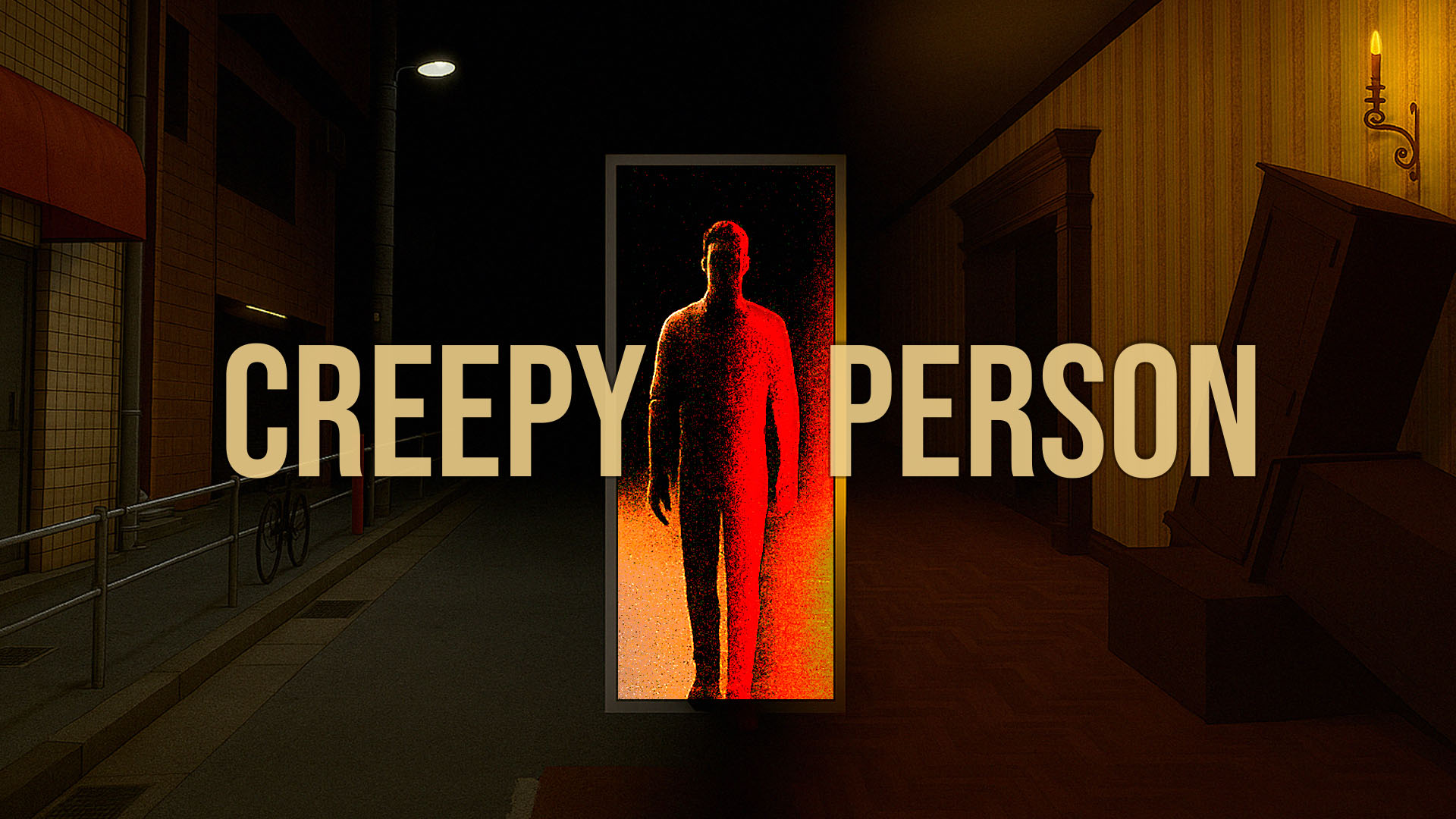 Creepy person