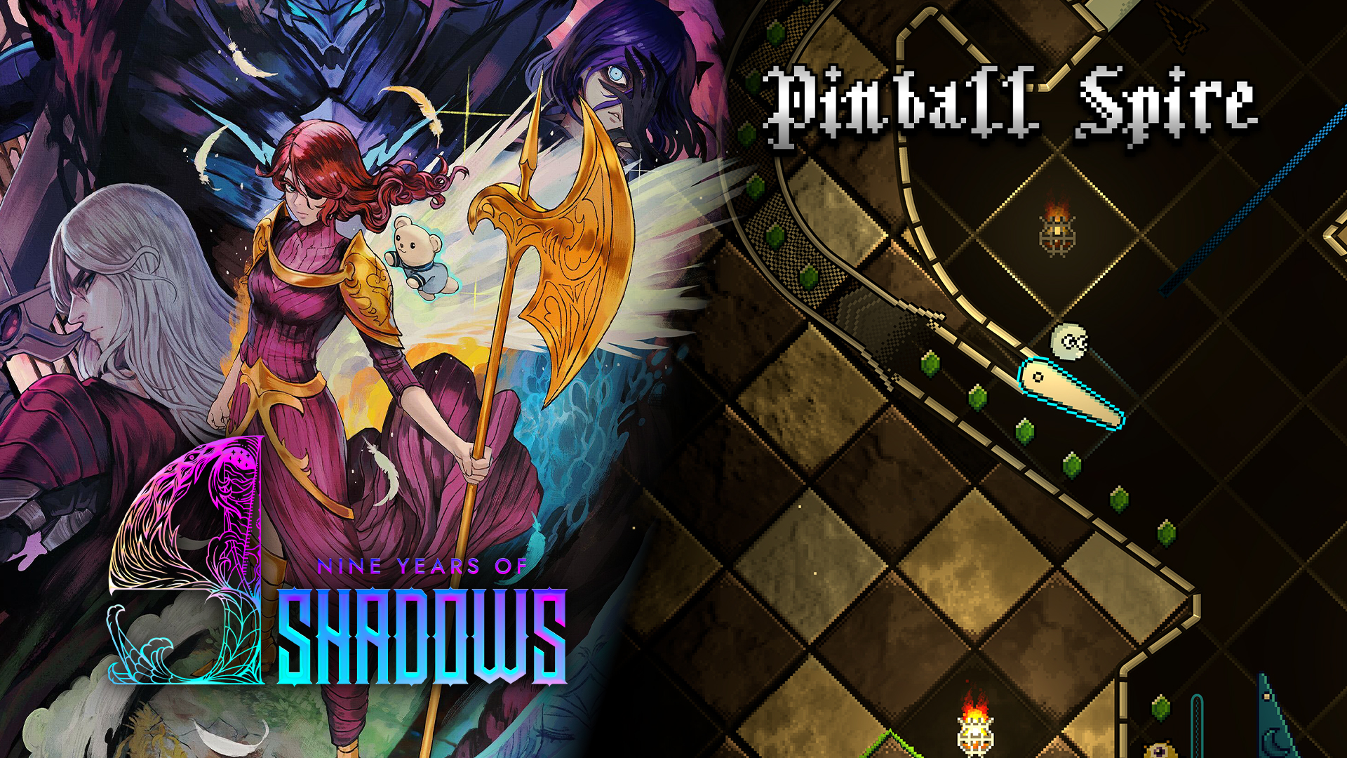 Pinball Spire x 9 Years of Shadows