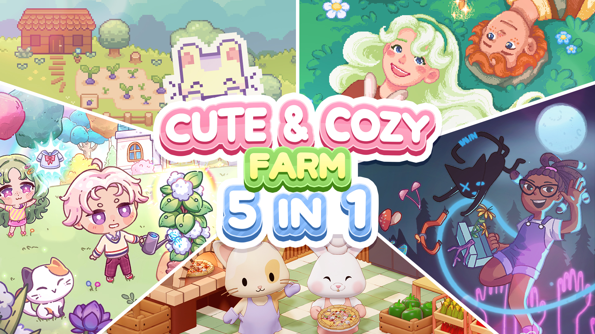 Cute & Cozy Farm 5-in-1