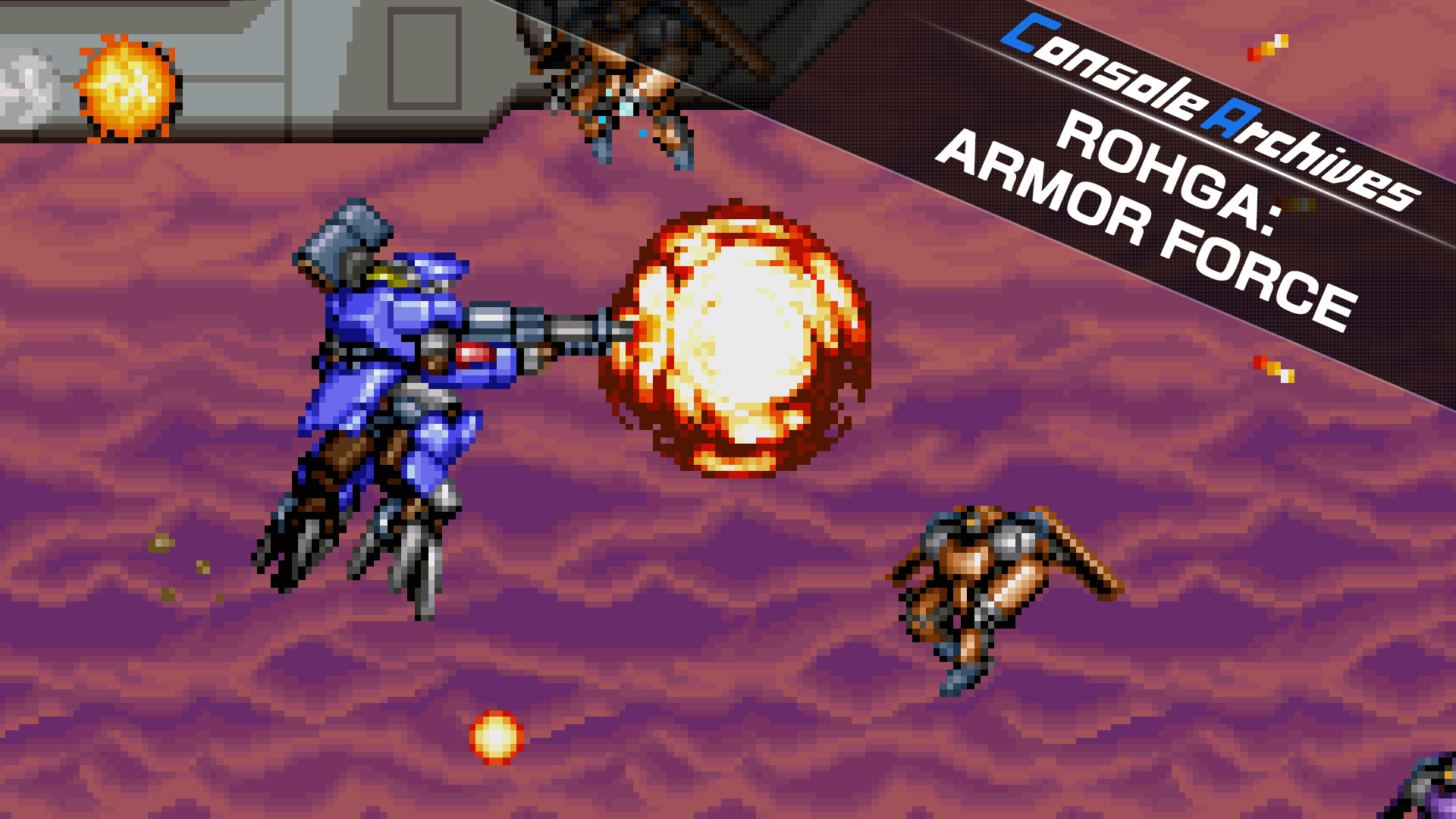 Console Archives ROHGA: ARMOR FORCE screenshot 1
