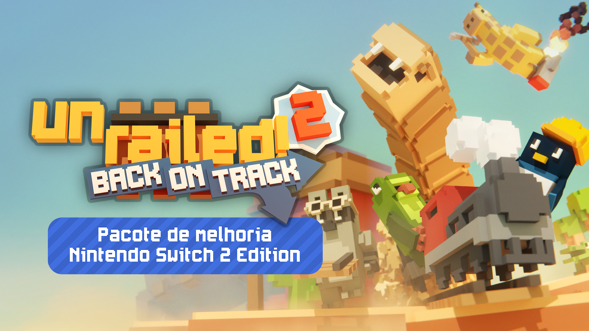 Unrailed 2: Back on Track pacote de melhoria Nintendo Switch™ 2 Edition