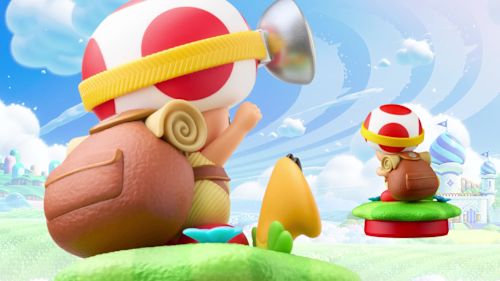 Figurine Nintendo Amiibo Capitaine Toad et la Fleur Cancan